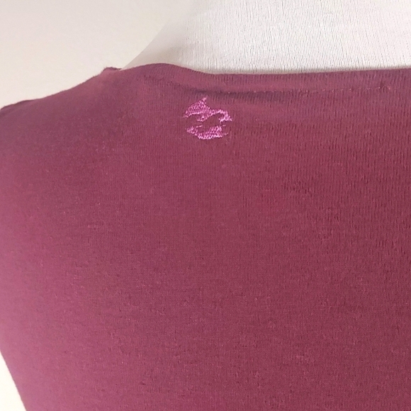 Billabong Burgundy Deep Purple V-Neck Lace Detail Y2K Dress Size Small - Picture 8 of 9